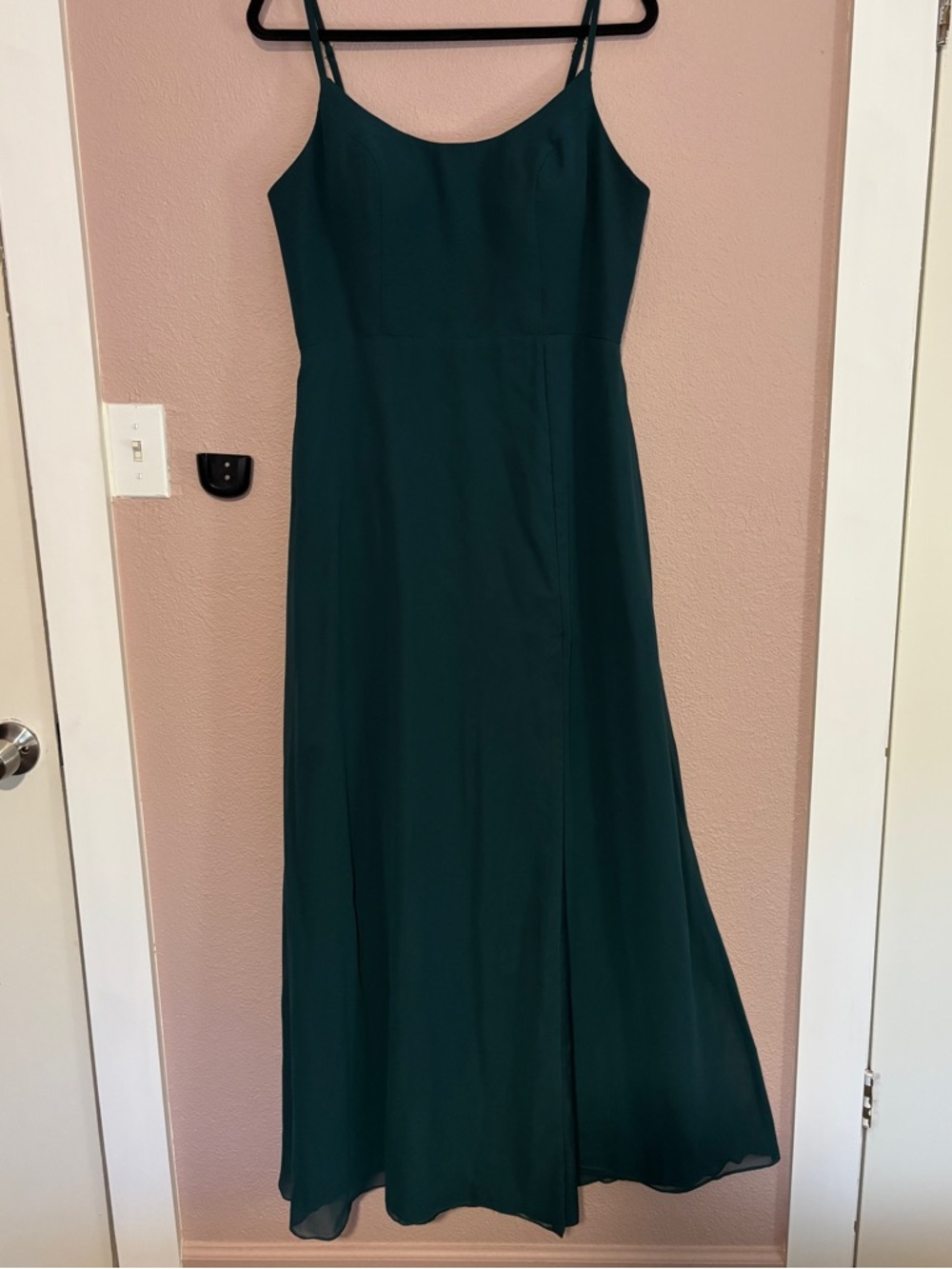 Azazie Moira Bridesmaid / Cocktail / Wedding Guest Gown-  Pine, Size A12